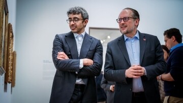 Шейх Абдулла посетил музей Альбертина в Вене